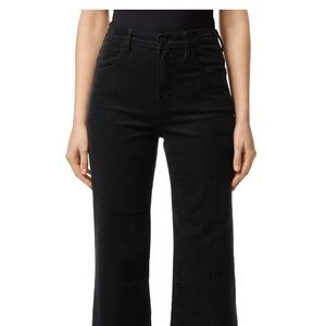 J Brand black cropped corduroy jeans!
